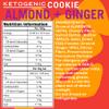 Fatt Keto Cookies - Almond & Ginger, 14-Pack x 30g - 2.4g Carbs - 100% Natural Keto Snacks with Super Fats - Low Carb, High Fibre, Low Sugar & Sweetener Free Ketogenic Snack Food - AKA Fattbar view 2