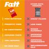 Fatt Keto Cookies - Almond & Ginger, 14-Pack x 30g - 2.4g Carbs - 100% Natural Keto Snacks with Super Fats - Low Carb, High Fibre, Low Sugar & Sweetener Free Ketogenic Snack Food - AKA Fattbar view 3