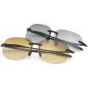 2 Pairs Rimless Bifocal Reading Sunglasses UV400 Protection Sports Outdoor Unisex Sun Readers Blue Light Blocking Glasses for Men and Women Driving Safety Eyeglasses Tinted Lens Shades Eyewear 3.0 view 1