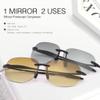 2 Pairs Rimless Bifocal Reading Sunglasses UV400 Protection Sports Outdoor Unisex Sun Readers Blue Light Blocking Glasses for Men and Women Driving Safety Eyeglasses Tinted Lens Shades Eyewear 2.0 view 2