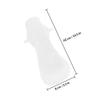 3pcs Reusable Sanitary Cotton Period Pads Absorbent Washable Feminine Pads Panty Liners for Women Girls Teens 420mm White view 2