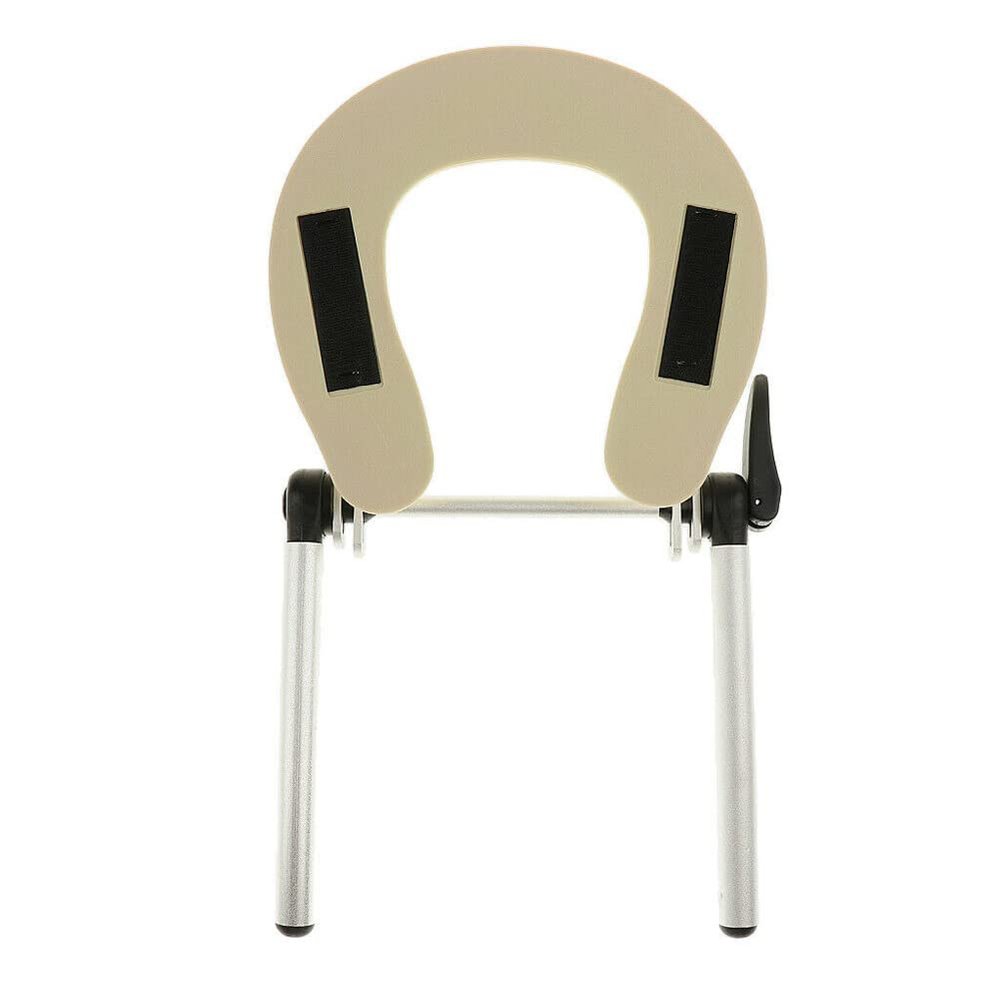 ABS Face Cradle Headrest Neck Pillow Cushion Salon SPA Massage Aluminum Alloy Table Bed