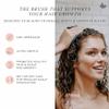 Manta Pulse Electric Scalp Massager Brush  Exfoliating Shower Brush for Hair Growth, Shampoo Scalp Massager with Shower Holder, Grey view 4
