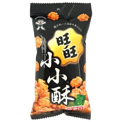 WaNaHong WantWant Premium Rice Crackers | Seaweed, Chicken, Original Crispy Rice Cake Snacks (Seaweed Flavour, 720g (12 Packs x 60g))