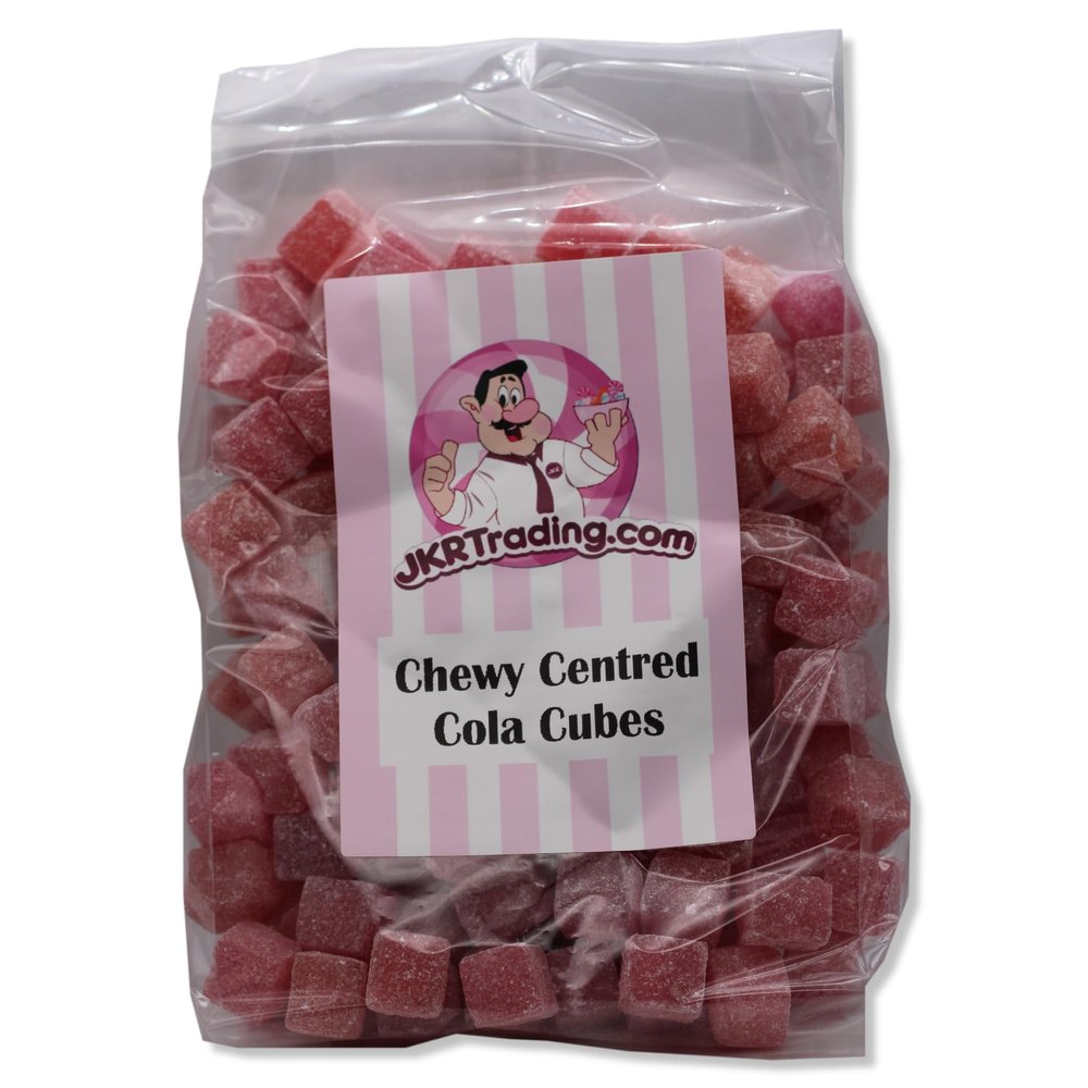 Chewy Centred Cola Cubes Boiled Sweets 1KG Share Bag