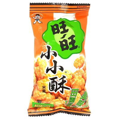 WaNaHong WantWant Premium Rice Crackers | Seaweed, Chicken, Original Crispy Rice Cake Snacks (Original Mild Spicy, 720g (12 Packs x 60g))