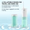 Hangsun Water Flosser Cordless Oral Irrigator Portable Water Pick Teeth Cleaner HOC600 IPX7 Waterproof Electric Dental Flossers with DIY Modes 6 Jet Tips for Braces Care Travel and Home Use Green view 2