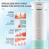 Hangsun Water Flosser Cordless Oral Irrigator Portable Water Pick Teeth Cleaner HOC600 IPX7 Waterproof Electric Dental Flossers with DIY Modes 6 Jet Tips for Braces Care Travel and Home Use Green view 3