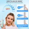 Hangsun Water Flosser Cordless Oral Irrigator Portable Water Pick Teeth Cleaner HOC600 IPX7 Waterproof Electric Dental Flossers with DIY Modes 6 Jet Tips for Braces Care Travel and Home Use Green view 4