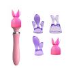 SNAILAGE Silicone Massage Attachments 4 Pcs Replaceable Accessories Matching 4.0 cm Massager Head for Deep Tissue Muscle Relaxation B (1), Purple view 2