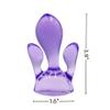 SNAILAGE Silicone Massage Attachments 4 Pcs Replaceable Accessories Matching 4.0 cm Massager Head for Deep Tissue Muscle Relaxation B (1), Purple view 3