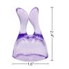 SNAILAGE Silicone Massage Attachments 4 Pcs Replaceable Accessories Matching 4.0 cm Massager Head for Deep Tissue Muscle Relaxation B (1), Purple view 4