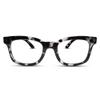 2SeeLife Wide Reading Glasses for Women Medium-Large Fit, Thick & Sturdy Frame, Spring Hinges, Premium Designer Readers, Gray Leopard, +1.75