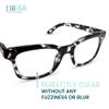 2SeeLife Wide Reading Glasses for Women Medium-Large Fit, Thick & Sturdy Frame, Spring Hinges, Premium Designer Readers, Gray Leopard, +1.75 view 2