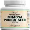Double Wood Mimosa Pudica Seed Supplement | 120 High Strength Mimosa Pudica Capsules - 1000mg per Serving | Mimosa Pudica Seed Extract 10:1 | Non-GMO & Gluten Free (120 Capsules) view 1