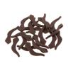 10 Pairs Silicone Glasses Ear Hooks Tip Eyeglasses Grip Anti-slip Temple Holder - Brown, as described view 2
