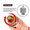 Eyebrow Hair Remover Replacement Head, Electric Painless Eyebrow Trimmer Head for Women Flawless Brows Facial Hair Trimming Device Replacement Head, Rose Gold view 4