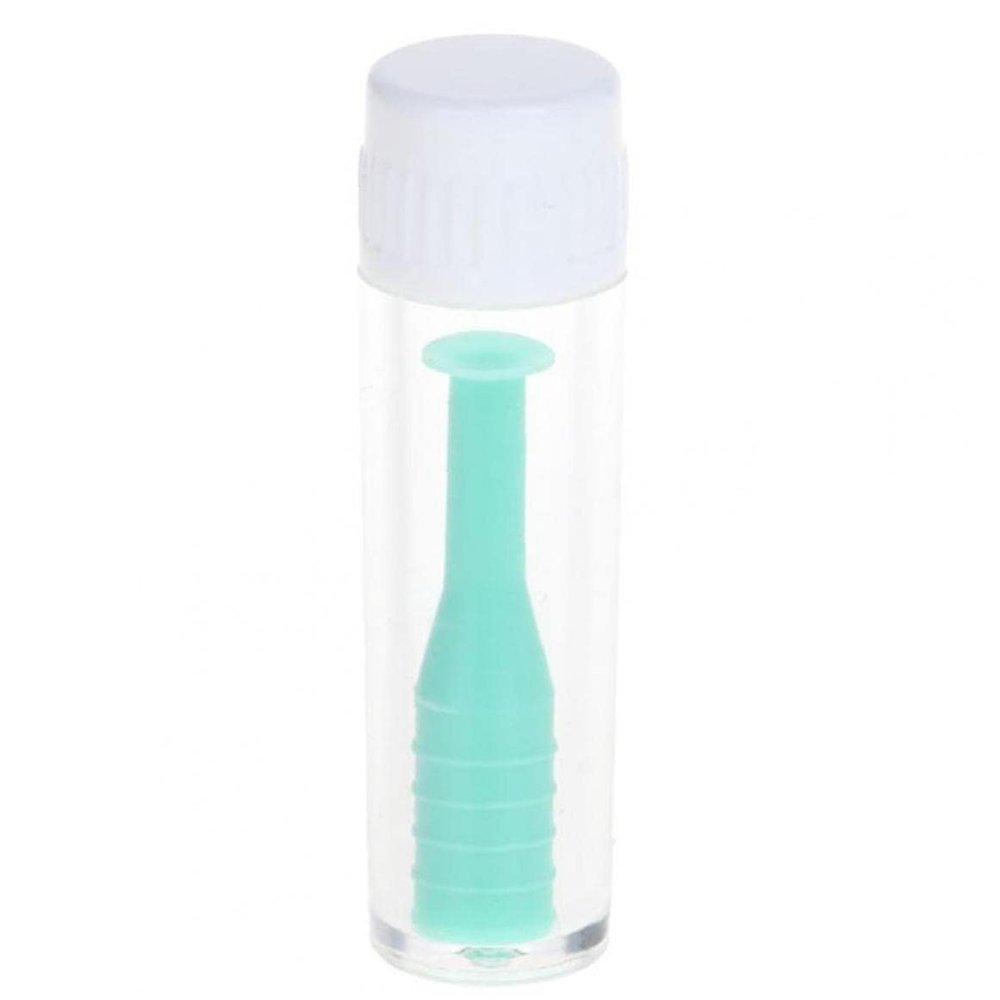 Danlai Silicone Contact Lens Remover Contact Lens Inserter Contact Lens Suction Cup with Storage Case for Home Travel