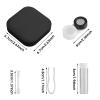 Sibba Contact Lens Cases with Mirror, Contact Lens Holder Mini Box Container, Portable Contact Lens Soaking Case with L and R Caps for Travel view 2