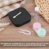 Sibba Contact Lens Cases with Mirror, Contact Lens Holder Mini Box Container, Portable Contact Lens Soaking Case with L and R Caps for Travel view 4