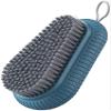 P-Plus International Scrub Brush, Quality Soft Laundry Clothes Shoes Scrubbing Brush, Easy to Grip Household Cleaning Brushes (Blue, Pack of 1) view 1