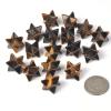 Justinstones Carved Natural Golden Tiger Eye Gemstone Crystal 1 inch Merkaba Star Healing Sacred Geometry Chakra Stone (Pack of 5 view 3