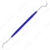 4-Pcs Dental Care Kit in Blue Colour, Oral Cleaning Tool Set, Dental Pick, Dental Mirror, Tongue Cleaner and Toothbrush, Dental Plaque Removal Tools, Ideal for Travel or Small Bathrooms view 3