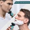 Electric Razor for Men, Electric Shaver Beard for Men Face 3 in 1 Rotary Shavers Nose Sideburn Trimmer Cordless Rechargeable Shaving Kit Wet Dry Use Waterproof IPX7 view 3