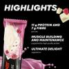Powerbar - Protein Plus - Fibre - Raspberry Yoghurt - 16x35g - High Fibre Low Sugar Bar - high in fibre view 3