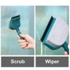 2-in-1 Wiper Glass Cleaning Brush Scraping and Washing Glass Cleaner Windscreen Wiper Double Sided Glass Cleaner Window Wiper Multipurpose Cleaning Brush Household Surface Cleaner Wiper view 4