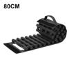 A/A TPR Traction Tracks Mats Tire Recovery Track Pad Roll Car Vehicle Tyre Traction Boards Tire Ladder Track Grabber Auto Emergency Traction Aid (A:80CM) view 2