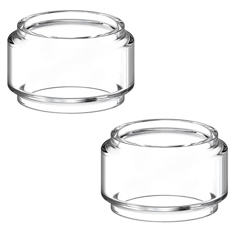 Furuipeng 2X Spare Bulb Pyrex Glass Tube Pieces for UWell Valyrian II 2 Pro Tank TPD 2ml Fatboy Bubble Glass 21mm Height