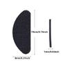 20 Pairs D-Shaped Self Stick Silicone Nose Pads Eyeglass Nose Pads Cushions Stick on Anti-Slip Adhesive for Full Frame Eyeglasses Sunglasses (19 * 8 * 1mm) view 2