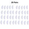 20 Pairs D-Shaped Self Stick Silicone Nose Pads Eyeglass Nose Pads Cushions Stick on Anti-Slip Adhesive for Full Frame Eyeglasses SunglassesTransparent 19 * 8 * 1mm view 4