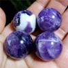 XUQULI gemstones for decoration 21-22mm 4pcs NATURAL Dream Amethyst Crystal sphere ball Orb Gem Stone Aura Chakra Crystal view 3