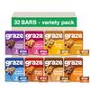 Graze Oats Snacks Variety box - 32x30g oats bars - Packaging may vary - Total 32 Snacks Selection Box view 1