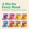 Graze Oats Snacks Variety box - 32x30g oats bars - Packaging may vary - Total 32 Snacks Selection Box view 4