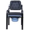 Winter Deluxe Comfort Bedside Commode Chair, with Removable Seat Pad and Padded Backrest, Non-Slip Shower Chair for Elderly Disabled Pregnant Women (Size : A) view 1