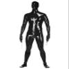 100% Latex Rubber Gummi Black Sexy Tights, Handsome, Comfortable, Role-Playing, Party, Uniform xs-XXL 0.4 mm,Black,L view 1
