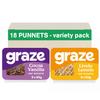 Graze - Healthy Snacks, Oat Flapjacks sweets snacks - Packaging may vary - (Cocoa Vanilla & Lively Lemon, 18) view 1