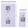 LXOMILL Funny Kitchen Towels for Men, Women, BBQ Grilling Cooking Dish Towels, Funny Birthday Gifts for Husband, Dad, Boyfriend, Friend, Hilarious Gag Gift for Chefs view 2
