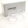 Furuipeng 2X Replacement Fatboy Bulb Bubble Glass Tube Pieces for SMOK TFV18 Tank Transparent view 1