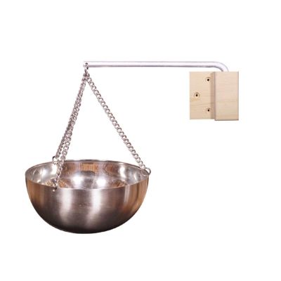 Sauna Aroma Bowl, Stainless Steel Aromatherapy Oil Cup Sauna & SPA Oil Holder Sauna Room Accessories, Stainless Steel Sauna Aroma Bowl Cup Oil Bowl Sauna Room Accessories