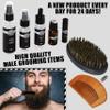 KreativeKraft Advent Calendar 2025 Beard Grooming Kit for Men with Beard Oil Brush Shampoo Skincare Mens Toiletries for Dad Boyfriend Husband view 4