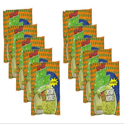 Ko - Lee Taste Sensation Chicken Green Curry Noodles Flavour 85g ( Pack of 10) - Excellent for Snacking, Stir-Frying, Soups, Or As A Quick Side Dish - Ready in Few Minutes