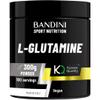 Bandini L-Glutamine Powder | 3000 mg Pure Kyowa Quality Glutamine per Dose | Vegan Amino Acid Produced Through Fermentation | Muscle Strength & Recovery, Boosts Immune System | 300 g/100 Servings