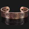 Extra Large Copper Magnetic Bracelet Men Pure Copper Wristband 6 Neodymium Magnets, Adjustable, Scottish Thistle-ST (XL: Wrist 2224cm/8.69.5) view 4