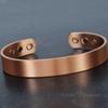 Pure Copper Magnetic Bracelet Men Women Copper Bangle Cuff 6 Neodymium Magnets Unisex Adjustable-CB (M: Wrist 16.519.5cm/6.37.7) view 3