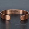 Pure Copper Magnetic Bracelet Men Women Copper Bangle Cuff 6 Neodymium Magnets Unisex Adjustable-CB (M: Wrist 16.519.5cm/6.37.7) view 4