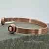 XXL Solid Copper Magnetic Bracelet Men Women Copper Bangle Large High Power Neodymium Magnets Unisex Adjustable-HPH (Wrists 24-26cm/9.5-10") view 4